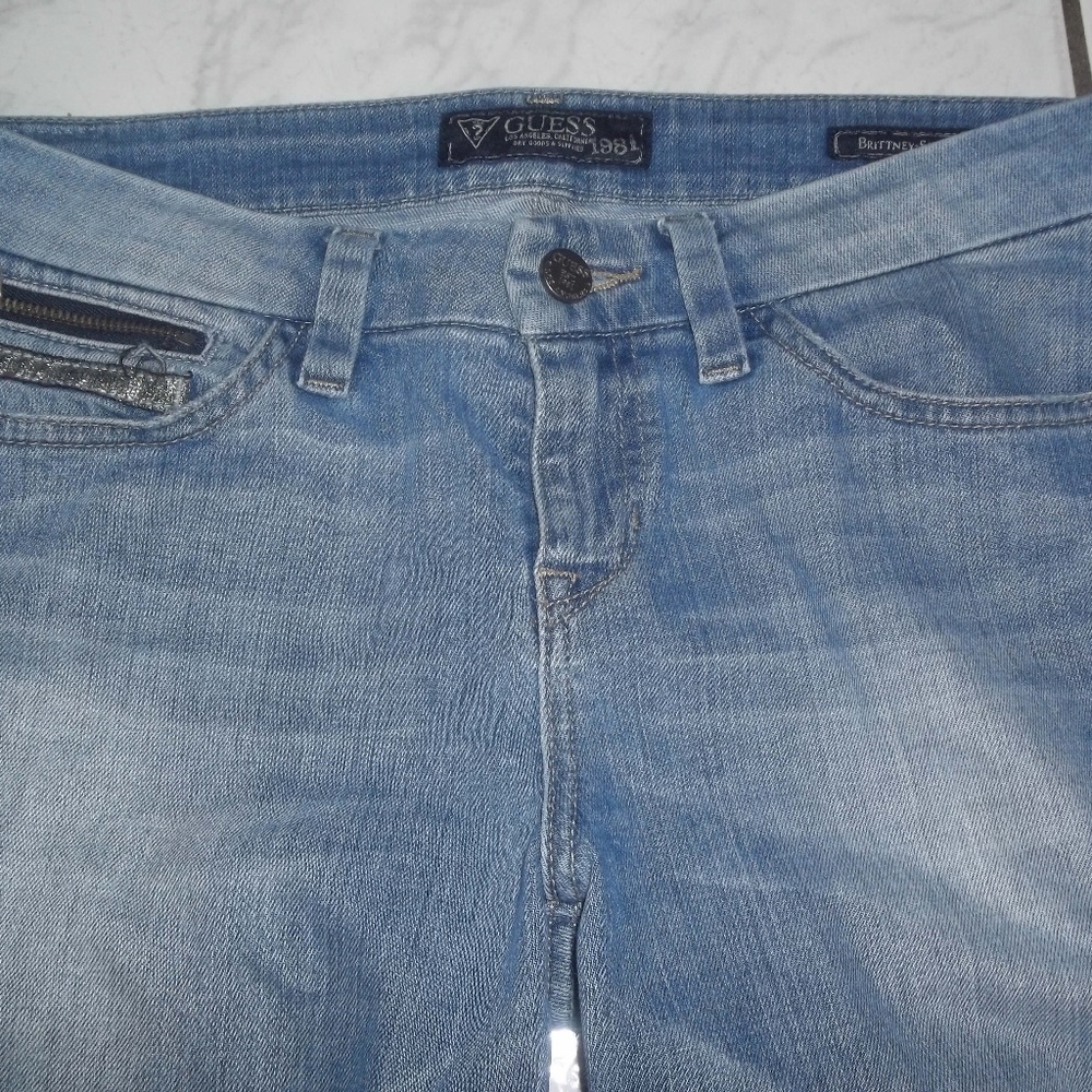 Guess Denim Jeans Brittany Skinny Sz 29 Pre owned